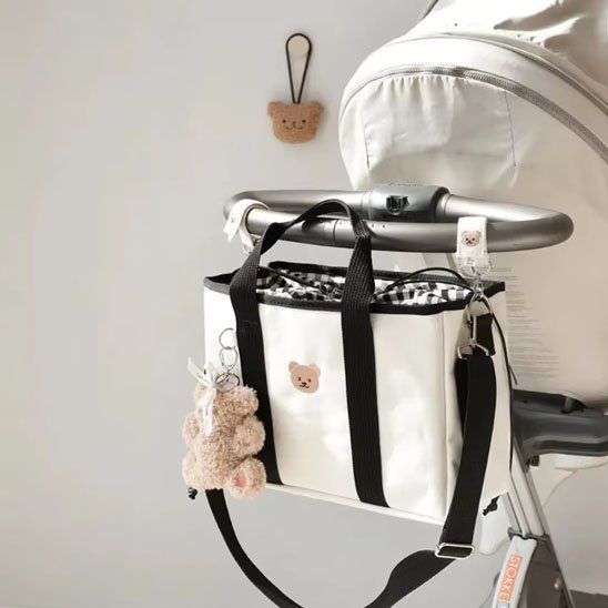 Sac à langer | Motif tête d'ourson - Randonnée avec bébé