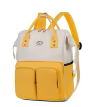 Sac blanc et jaune