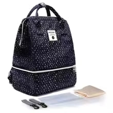 sac à dos à langer marine