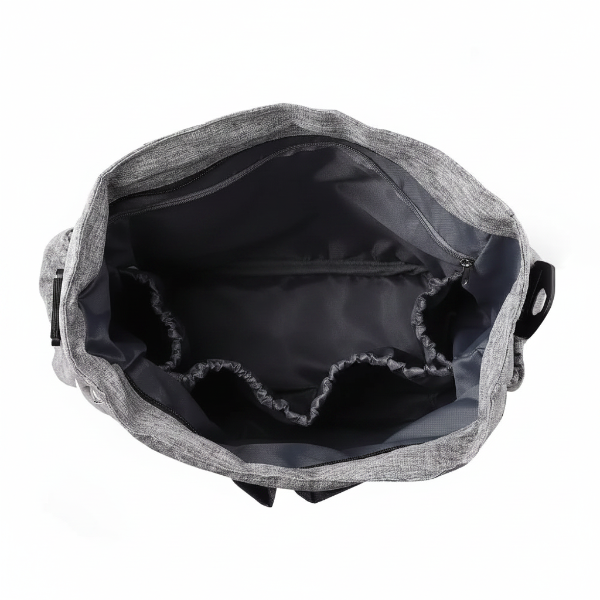 Vue intérieur du sac avec ses multiples pochettes