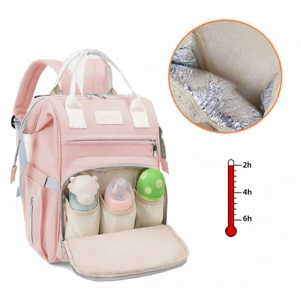 Sac à langer | Compact avec tapis à langer et rangements optimisés - Randonnée avec bébé
