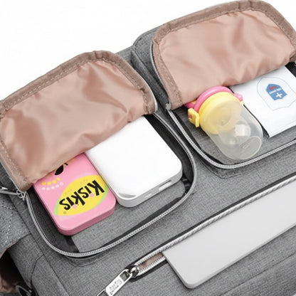 Sac à langer koro vue des pochettes extérieur