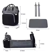 Sac à dos à langer | Transformable 3 en 1 — LEQUEEN™