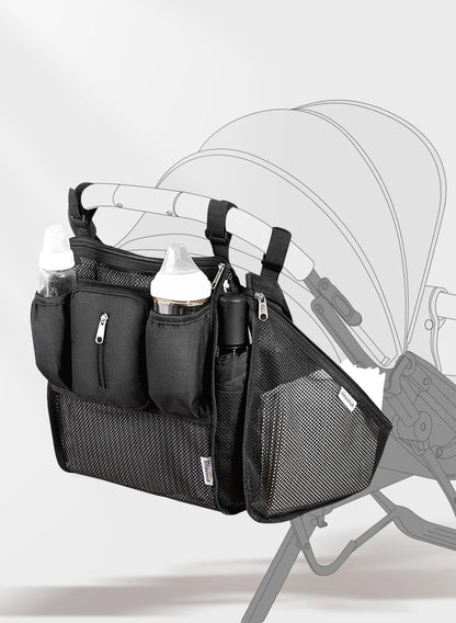 Organisateur de poussette | 7 poches, imperméable