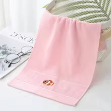 Serviette de bain bébé rose