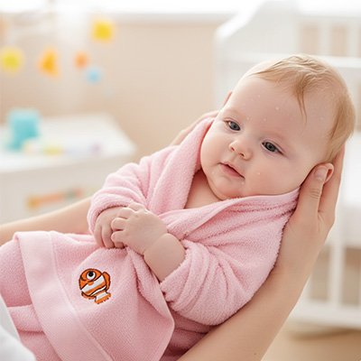 Serviette de bain bébé2