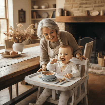 Vaisselle bébé | Set 4 pièces Tête de Lion - Randonnée avec bébé