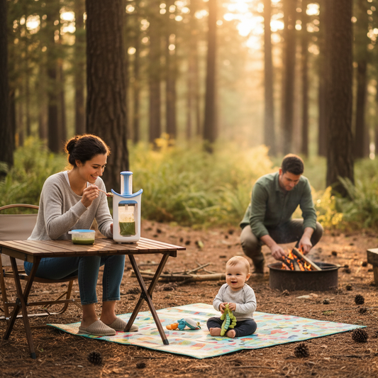 Set repas bébé | Station 1 compartiment et bol broyeur — 🇫🇷 Local