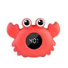 thermometre de bain crabe rouge