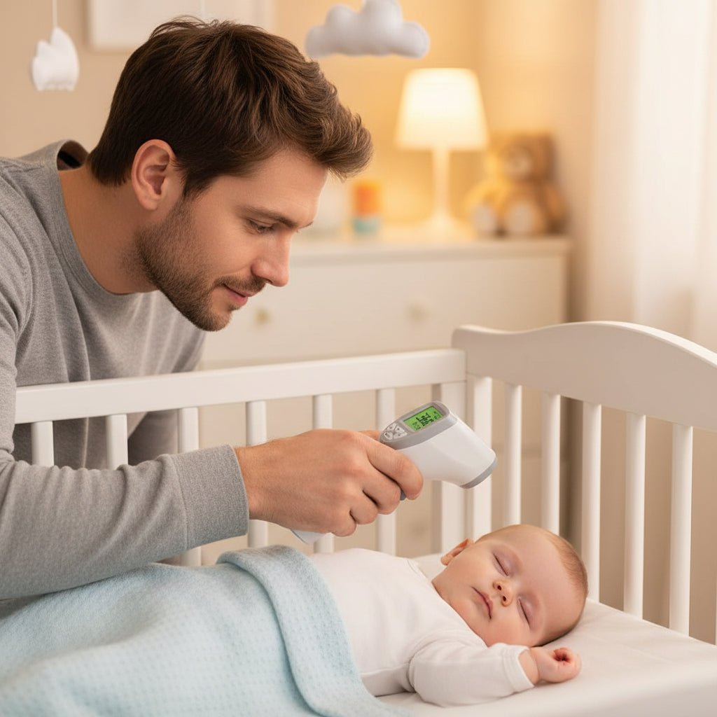 Thermomètre frontal | Sans Contact Infrarouge - Randonnée avec bébé
