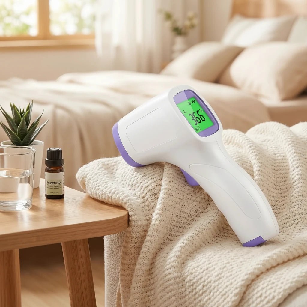 Thermomètre frontal | Sans Contact 3 - en - 1 - Randonnée avec bébé