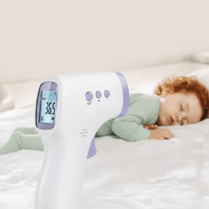 Thermomètre frontal | Sans Contact 3 - en - 1 - Randonnée avec bébé