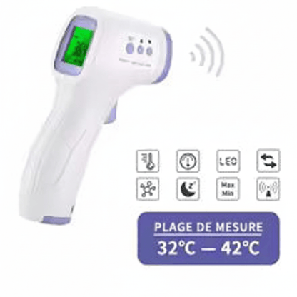 Thermomètre frontal | Sans Contact 3 - en - 1 - Randonnée avec bébé