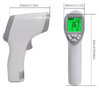 Thermomètre frontal | Sans Contact Infrarouge - Randonnée avec bébé