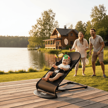 Transat bébé | Chaise à Bascule Pliable - Randonnée avec bébé
