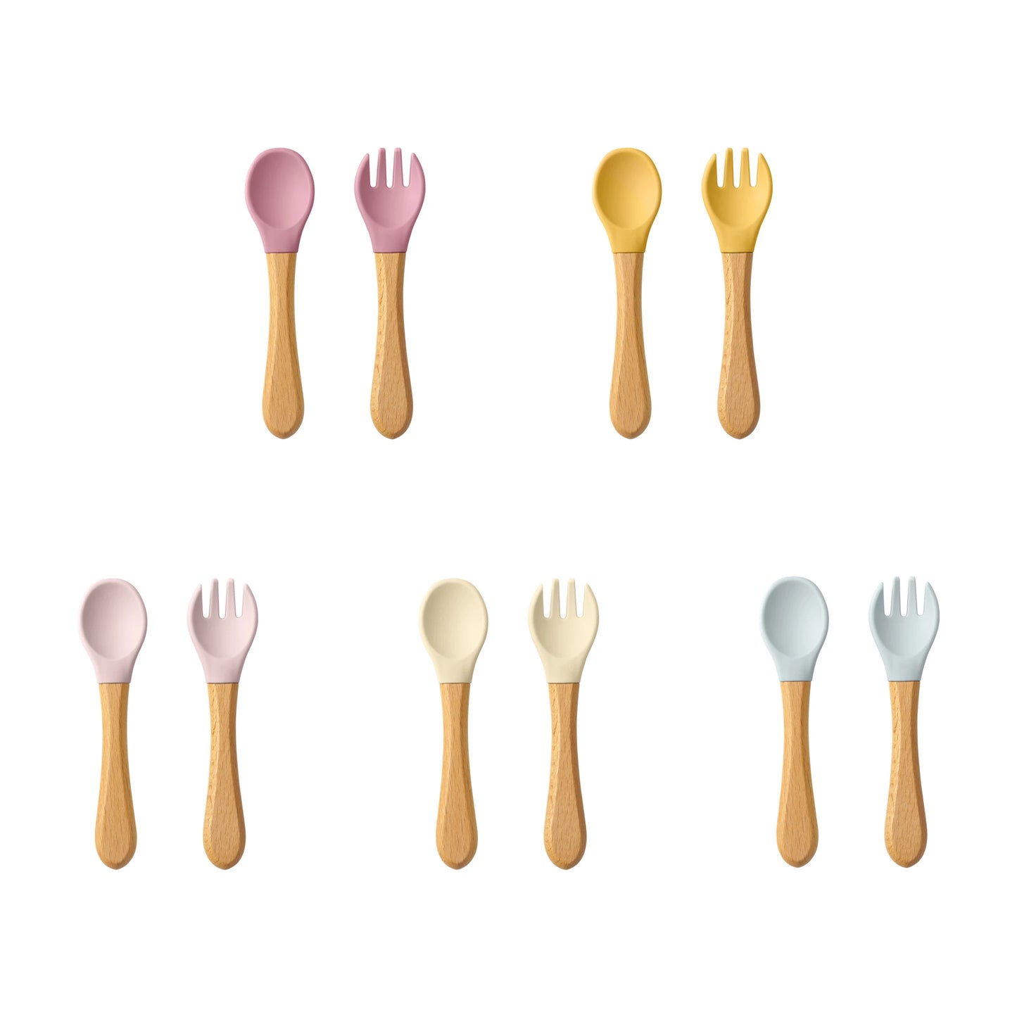 Couvert d'ustensiles les 5 choix de couleurs