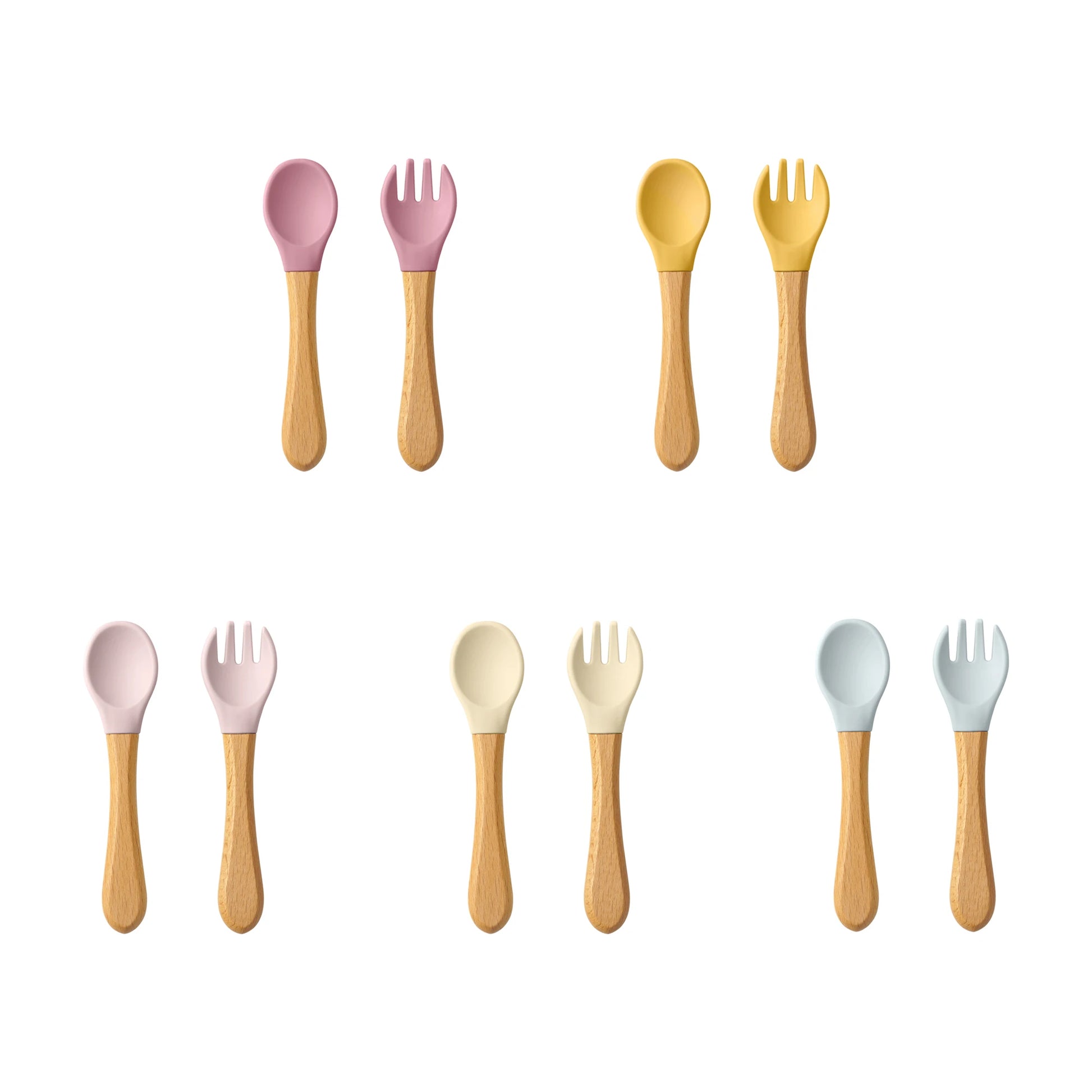 Couvert d'ustensiles les 5 choix de couleurs